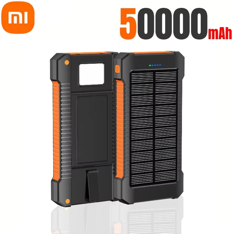 Xiaomi 500000mAh Solar Power Bank Large Capacity Super Fast Charging Outdoor Portable External Battery for iPhone Huawei Samsung
