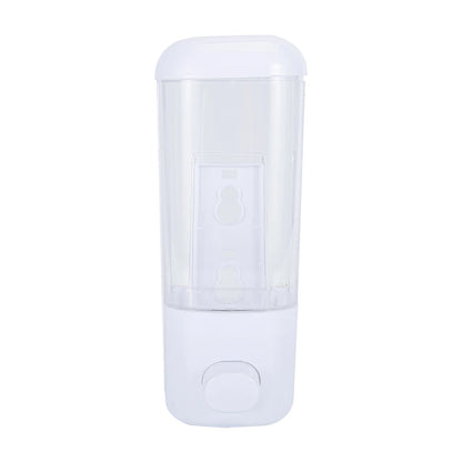 500ML Wall Mounted Soap Dispenser Bathroom Sanitizer Shampoo Shower Gel Container Bottle Storage 8.3x8x22cm