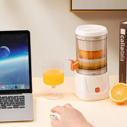 Electric Juicer Cordless Juicer Citrus Orange Lemon Squeezer USB Charging Kitchen Fruit Juicer Blender Separator Press Machine