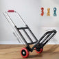 Foldable Stainl Steel Hand-Pulled op Cart for Lage Transport Double Trailer Small Goods Trolley Pu Cart Water