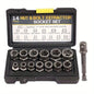 14Pcs Stripped Lug Nut Remover with Hex Adapter Extraction Socket Set, Impact Bolt & Nut Remover Removing Bolts and Nuts