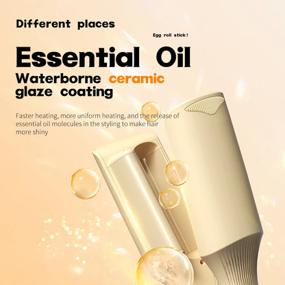 Hair Wavy Curling Iron 32mm Big Wave Deep Wavy Splint Egg Rolls Hair Curler Crimping Iron Styler Wand for All Hair Styling Tools
