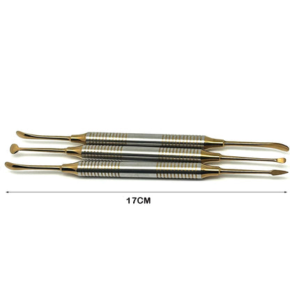 3Pcs/kit Dental Implant Periosteal Elevator Separator Peristeel Splitter Tool Titanium Material Reflecting or Retracting Tools