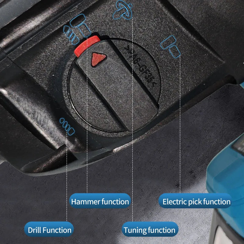 Makita 26MM Brushless Hammer Cordless Electric Hammer 18V Lithium Battery Wireless Drills Makita 18v Original Power Tools ﻿