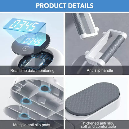 Push Up Board Chest Back Triceps Portable Exercise Workout Station with Timer