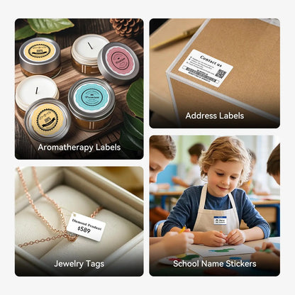 Niimbot B1 Label Maker 2inch Bluetooth Thermal Label Printer for Home Mailing Bakery Grocery Compatible with Phone Computer