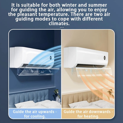 2025 New 1 PCS Wall AC With 360 Adjustable Air Guide Silent Design Uniform Cooling For All Wall Mounted Air Conditioners