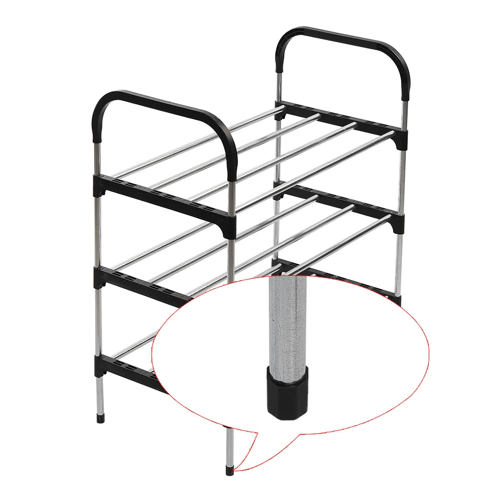 【Lifeideas】3/4/5 Tiers Shoe Rack Organizer Stackable Space Saving Shoe Shelf