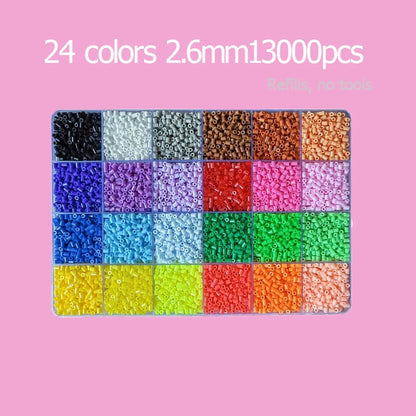 “Hama Beads Box – Thermal Mosaic Ironing Beads for Education, DIY Fuse Beads Toy, Available in 24, 48, or 72 Colors, 2.6 mm or 5 mm.”