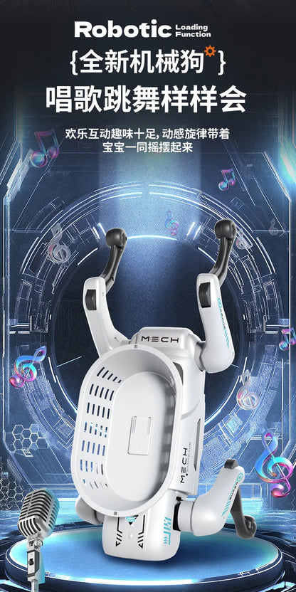 2026 New Ai Intelligent Smart Robot Dog Remote Control Toy Programmable With Loading Basket For Boys Birthday Festival Gift