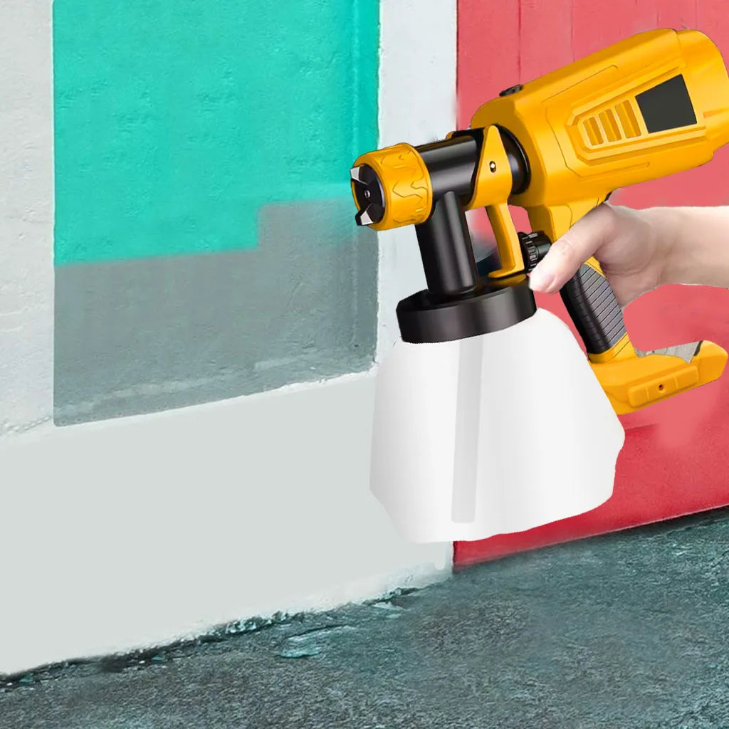 Paint Sprayer Cordless Compatible with DeWalt 18v Battery Powered HVLP Power Spray Gun XR UK(Tool Only)
