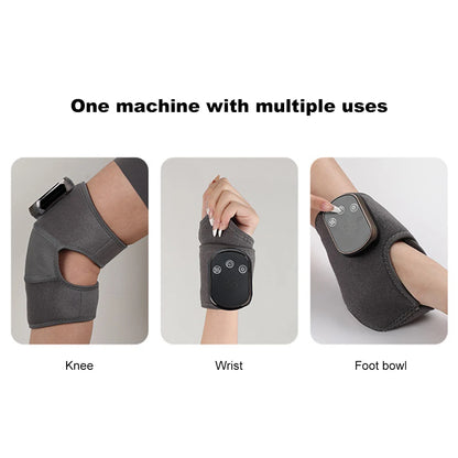 Cordless Heated Ankle Wrap Foot Revive Massager with 3 Vibration Mode 5 Heat Level for Achilles Tendinitis and Plantar Fasciitis