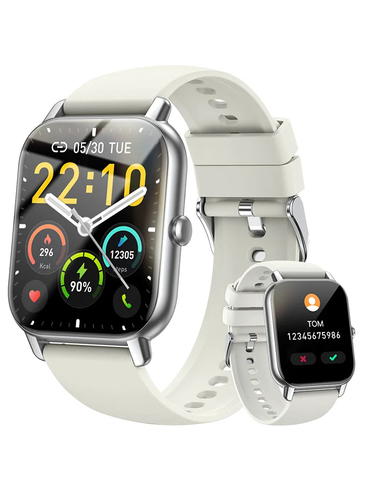 Jxrev Smart Watch, 1.85" Sports Watch for IP68 Waterproof, 110+ Sport Modes, Fitness Activity Tracker, Ultra Thin Watch.