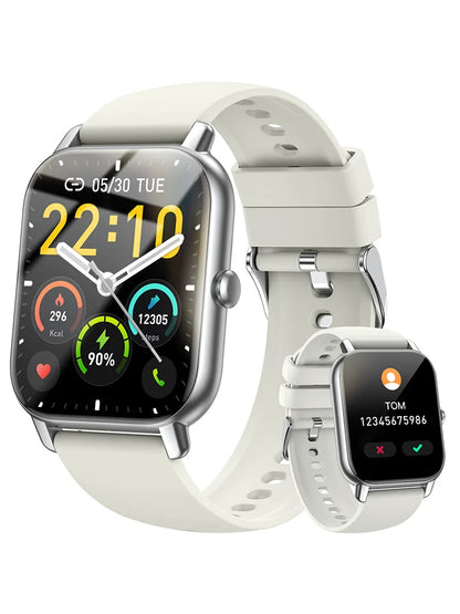 Jxrev Smart Watch, 1.85" Sports Watch for IP68 Waterproof, 110+ Sport Modes, Fitness Activity Tracker, Ultra Thin Watch.