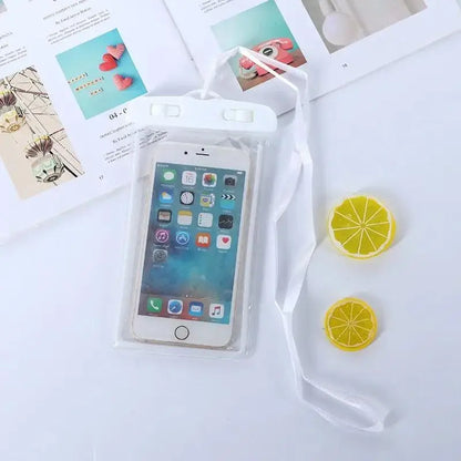 Waterproof Phone Pouch - Fits Up To 6.7" Devices, Durable Pvc Underwater Dry Bag For Swimming & Diving