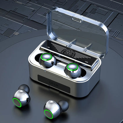 Soleeanre Wireless Headphones Stereo Earphone Gaming Headset Low Latency HD Calling Heavy Bass Earbuds With Microphone Supports