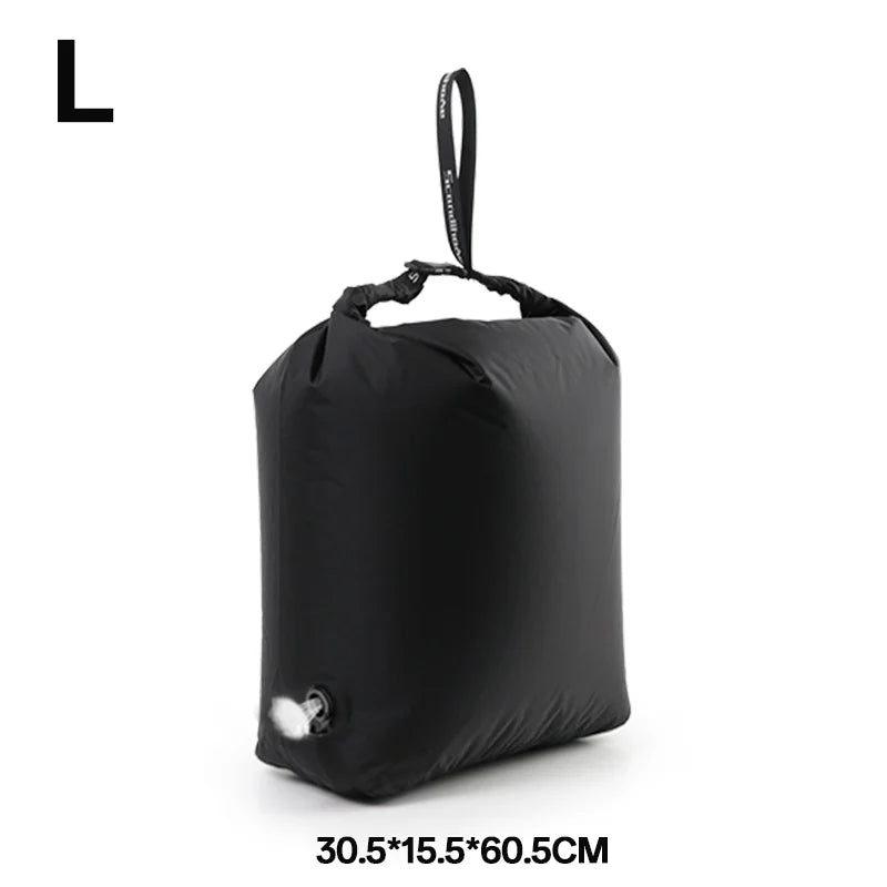 Luggage Vacuum Compression Bag Pump Free Reusable Vacuum Storage Bag 70% Space Save Waterproof Travel Clothes Sealed Packing Bag