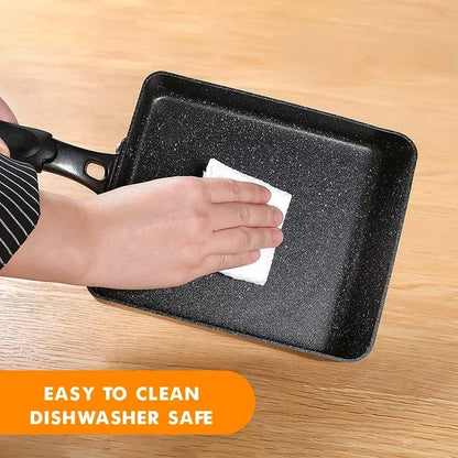 Japanese Omelette Pan / Tamagoyaki Pan, Non-stick Rectangle Egg Frying Pan - Optional Lid & Spatula - Aluminum Alloy