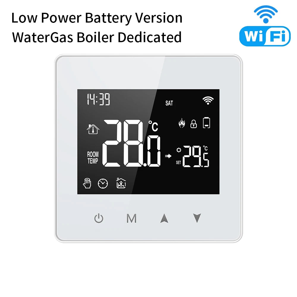 AVATTO WiFi/ZigBee Smart Thermostat,Low Power Battery Water Gas Boiler Temperature Controller For Tuya Alexa Google Home Alice
