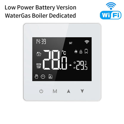 AVATTO WiFi/ZigBee Smart Thermostat,Low Power Battery Water Gas Boiler Temperature Controller For Tuya Alexa Google Home Alice