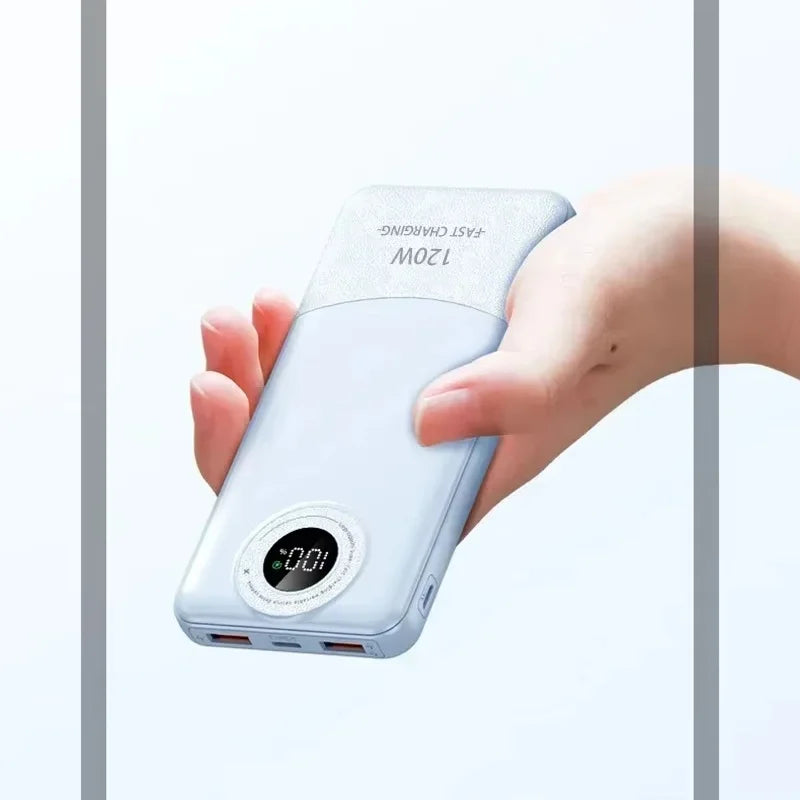 Xiaomi 120W 200000mAh Ultralarge Capacity Power Bank Fast Charging Portable Digital Display Power Bank For iPhone Samsung Huawei