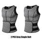 Men Body Shaper Waist Trainer Vest Slimming Shirt Sauna Sweat Vest Compression Undershirt Shapewear Fat Burner Workout Tank Tops