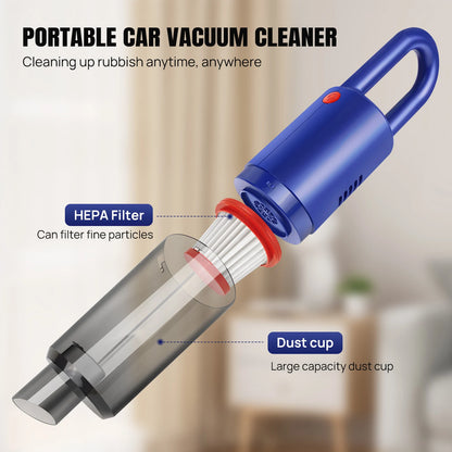 Car Wireless Vacuum Cleaner Strong Suction Handheld Wet Dry Auto Vacuum Home & Car Dual Use Mini Vacuum Cleaner Home Appliance