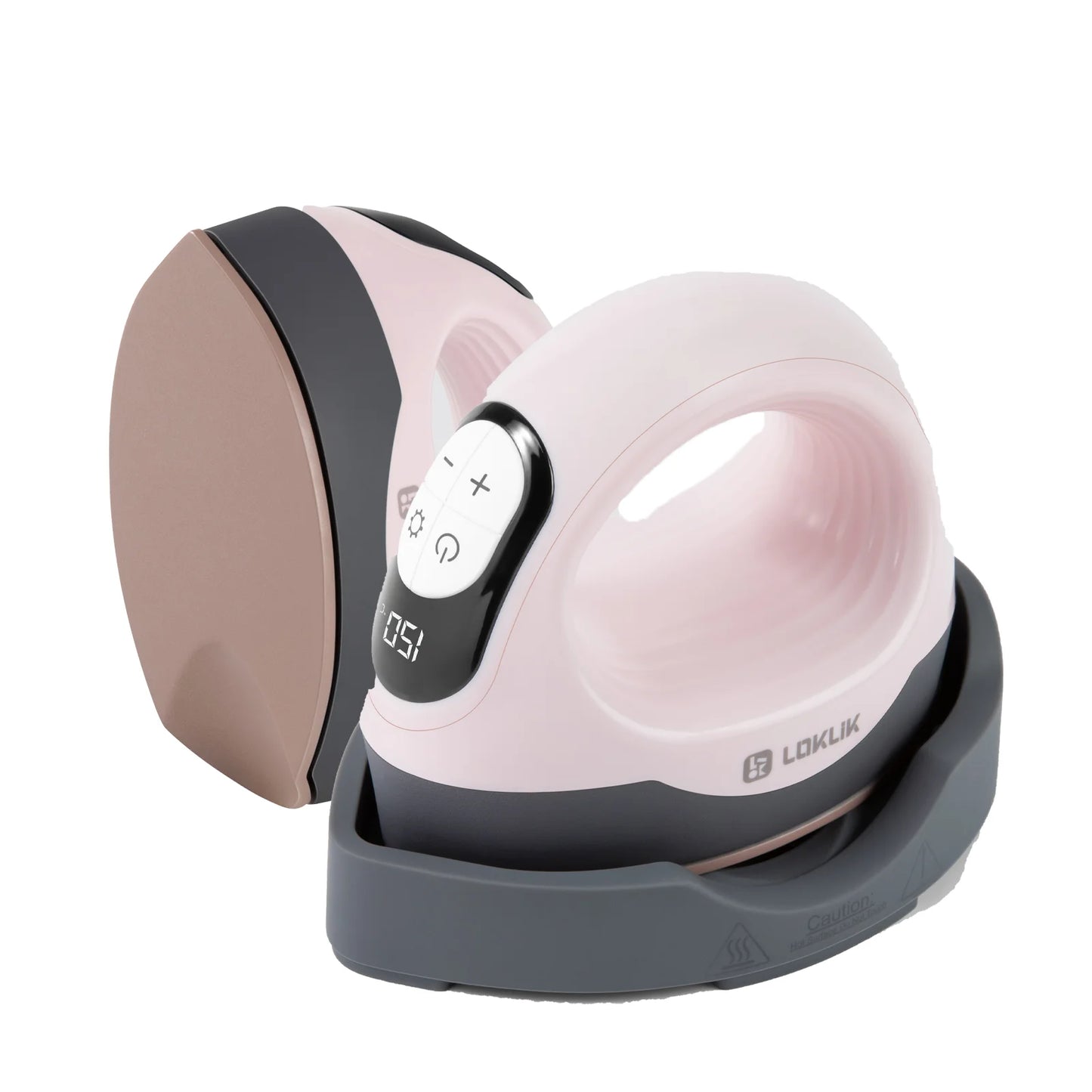 LOKLIK Mini Heat Press - 3 in 1 Heat Press Machine for T-Shirts Mugs Hats Small Heat Press Iron Press for Heating Transfe