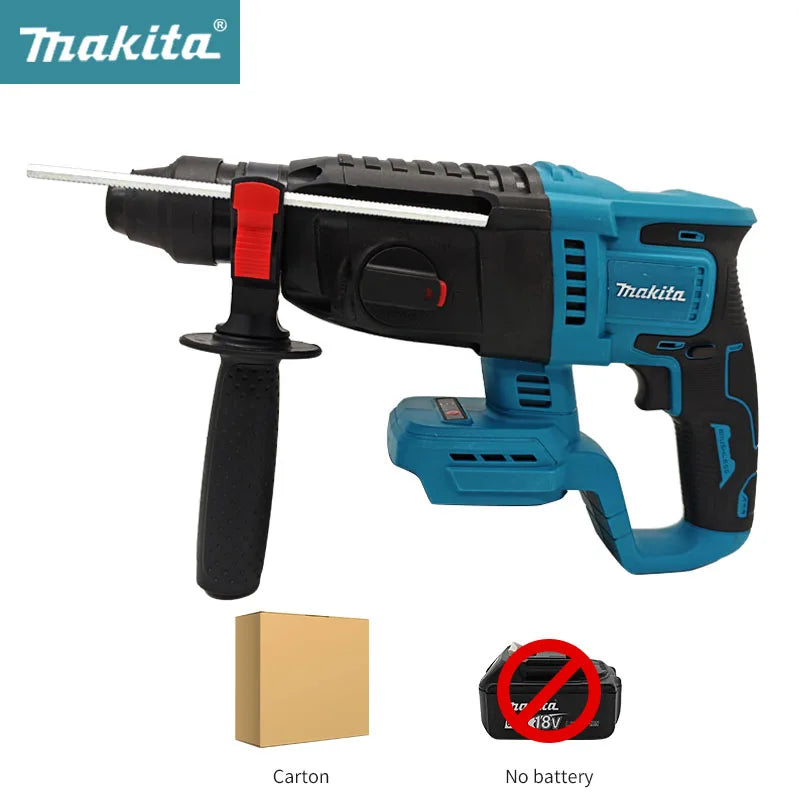 Makita 26MM Brushless Hammer Cordless Electric Hammer 18V Lithium Battery Wireless Drills Makita 18v Original Power Tools ﻿