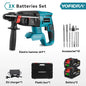 1680W Brushless Electric Hammer Drill 26MM Multifunctional Cordless Rechargeable Screwdriver Tool For Makita 18V Battery Pin