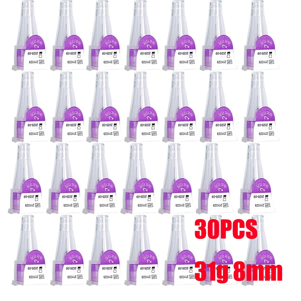10/30/50/100Pcs Insulin Cartridges for Lilly Insulin Injection Pen Individual Packaging Medical Insulin Pen Tip 4mm 6mm 8mm