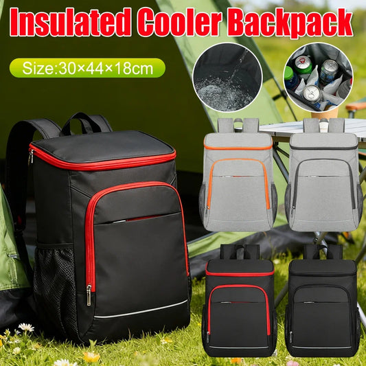 30L Extra Large Thermal Food Bag Cooler Bag Refrigerator Box Fresh Keeping Food Delivery Backpack Insulated Cooler Backpack