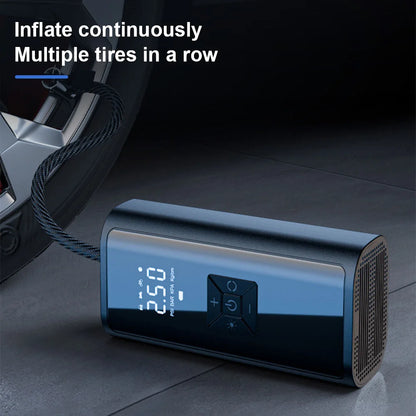 150PSI Car Wired Air Pump Electric Tire Inflation Compressor With LCD Digital Display Light For Auto Bicycles Ball Bicycle Pump