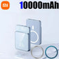 Xiaomi PD 22.5W Fast Charging Power Bank 500000mAh 15W Magsafe Wireless Charger for iPhone 16 Samsung Powerbank Magnetic Ring