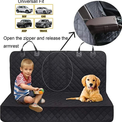 Dog Car Seat Cover, 100% Waterproof Car Pet Mat, Pet Car Mat, Rear Waterproof Car Dog Mat, Anti Dirty Pet Car Mat  Dog Car Seat