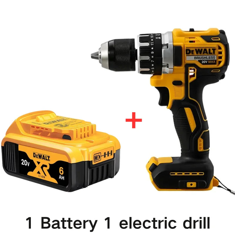 Dewalt DCD796 2000RPM Cordless Electric Drill Brushless Driver Adjustable Speed Impact Hand Drill Rechargeable Power Tools