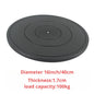 8-12 Inch Heavy Duty Rotating Swivel Steel Ball Bearings Stand for Monitor TV Turntable Lazy Susans Black Round Shape