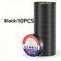 50m high-temperature resistant black rubber electrical tape-durable and soft insulating adhesive, used for industrial, household