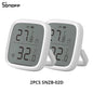 SONOFF SNZB 02D Zigbee Temperature Humidity Sensor SNZB-02D with LCD Screen for EWeLink SONOFF ZigBee Bridge Alexa Alice