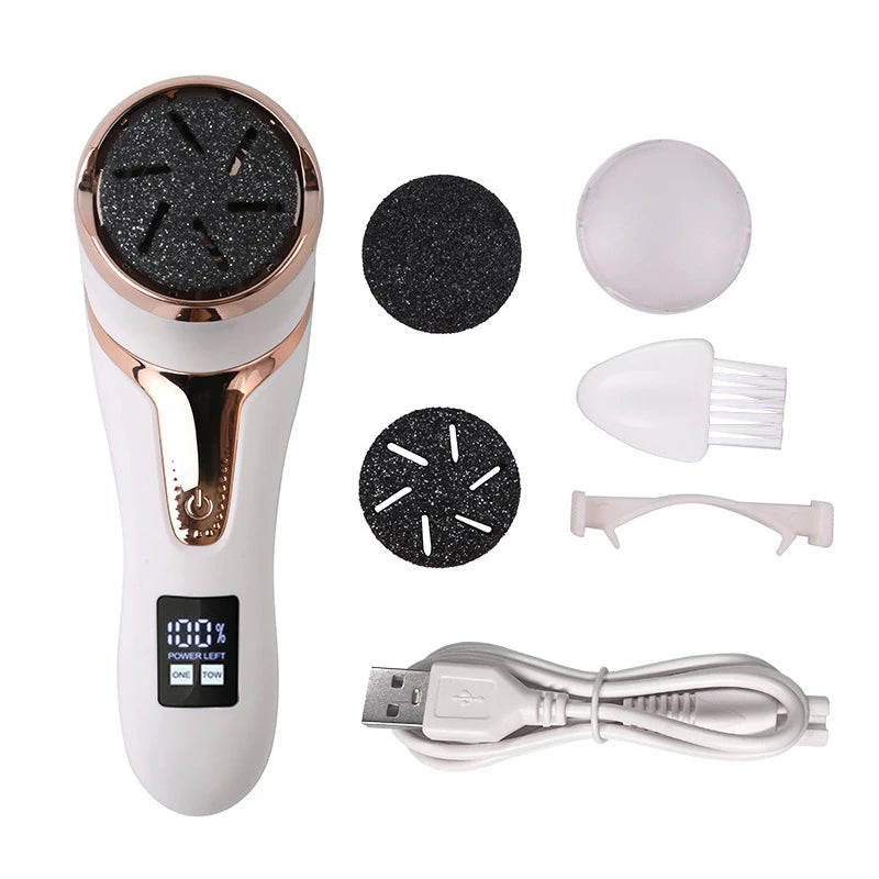 Electric Pedicure Tools Foot Care File Leg Heels Remove Hard Cracked Dead Skin Callus Remover Feet Foot Files Clean Care Machine