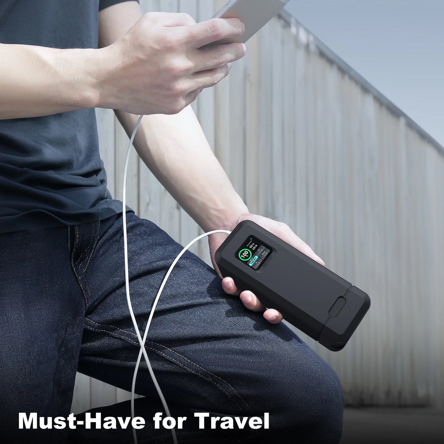 Silicone Case for Anker Prime 27,650mAh 250W/20,000mAh 200W Power Bank TF/SIM card PIN storage Carrying Travel Case Storage Bag