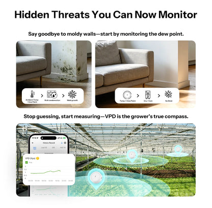 Sonoff Air Pressure Sensor Zigbee Temperature Humidity Barometric Smart Home Indoor Weather Monitor APP Alert Office SNZB-02M
