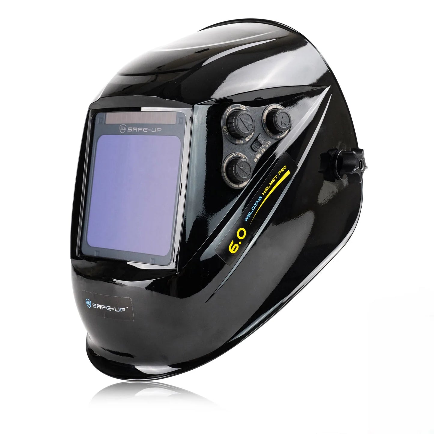 Welding Mask 1/1/1/1 Auto Darkening Welding Helmet 100x97mm Large View TRUE Color 4 Sensors for MIG MAG MMA Welder Machine