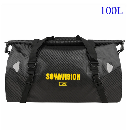 Motorcycle Waterproof Tail Bag Travel Outdoor Dry Luggage Roll Pack Bag 20 /40/66 Motorbike Luggage Backpack Motorcycle Seat Bag