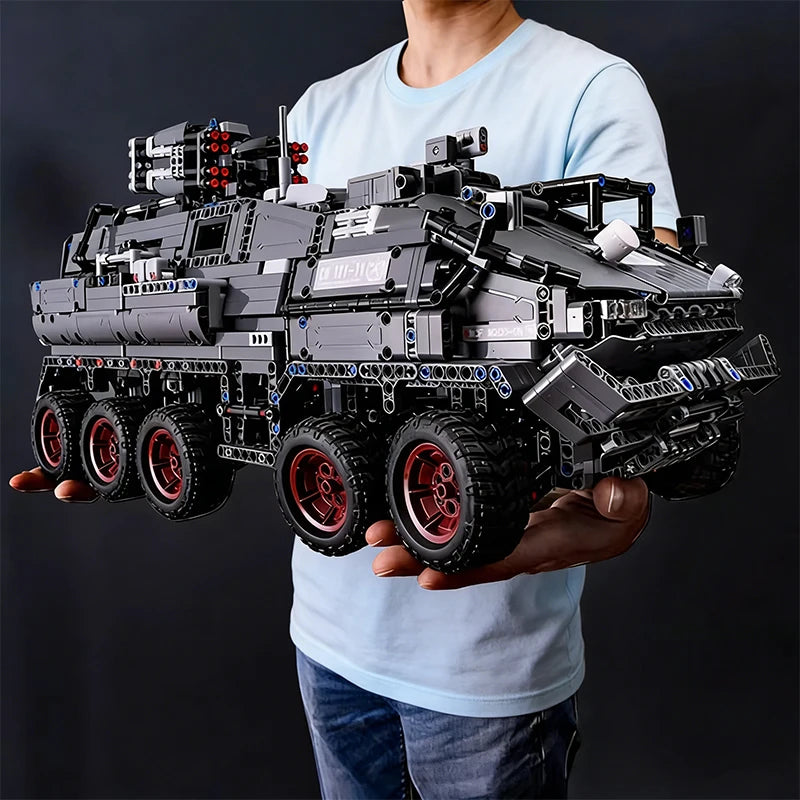 6 in 1 Military Building Blocks Tiger Police Car Armored Vehicle Aircraft Set Boys DIY Construction Toys Christmas Birthday Gift