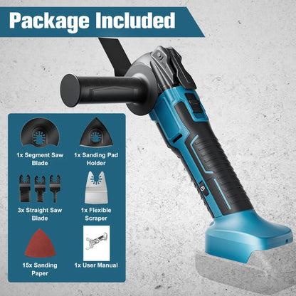 Oscillating Multi Tool For Makita 18V Battery Electric Saw Trimmer Oscillating Tool For Cutting Scraping Sanding Power Tool