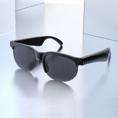 AI Intelligent Translation Glasses Bluetooth-Compatible 5.4 Wireless Sunglasses Built-in Microphone Speakers Wireless Headphones