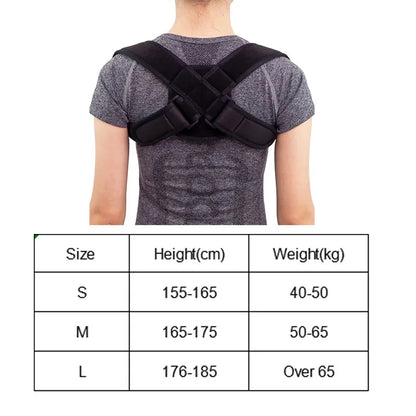 Adjustable Clavicle Strap Back Belt Posture Corrector Brace Medical Physical Immobilizer Clavicle Strap