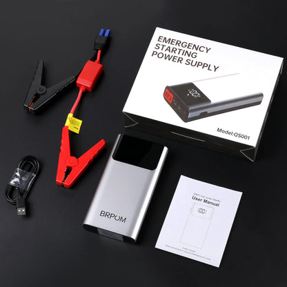 3-in-1 Portable Car Jump Starter 4000A Car Battery Booster Power Bank LED Lighting Small Battery Starter Device for 12V Car