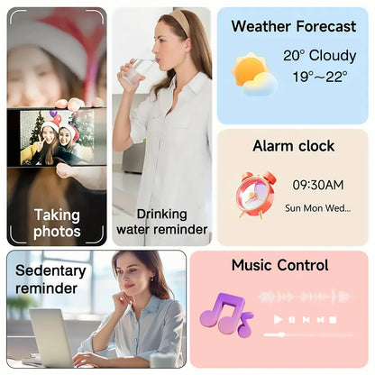 Sports Smart Watch Wireless Call Information Reminder Multifunctional Sports Watch For Men And Women